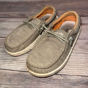 Hey Dude Wally Youth Sox Sahara Boys Size 13